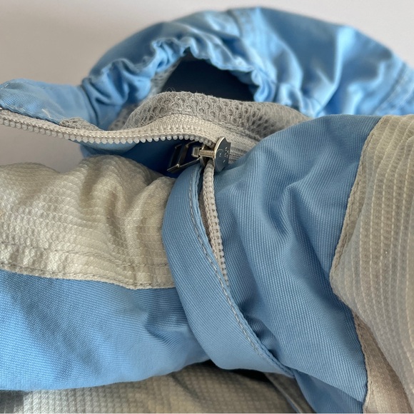 Obermeyer girls one piece snow ski suit 6 turbo board blue zip hood winter blue - Picture 12 of 16